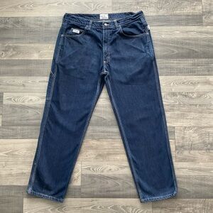 36x30 Tyndale FR Relaxed Broken In Jeans Men’s Blue Utility F290T FR15 CAT 2 USA
